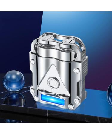 Buy Multifunctional Mini USB Rechargeable Lighter - Portable Novelty Lighter & Beard Shaver Gift for Men - Space Gray - Buy Online on GoSupps.com