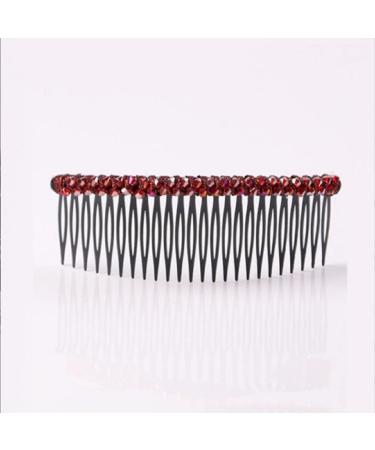 KIMUWHI 6PCS Crystal Beaded Hair Side Comb Set - Women's Black Hair Accessories - Buy Online on GoSupps.com