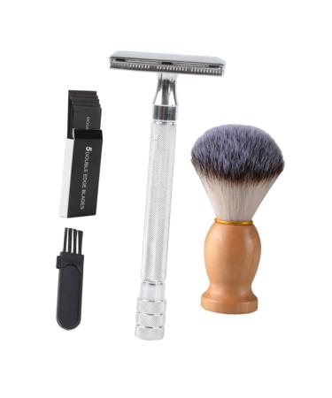 Beaupretty Manual Beard Shaver Set - Double Razor & Hair Razor for Precision Shaving | Old Style Metal Shaving Cutter - International Shipping Available - Buy Online on GoSupps.com