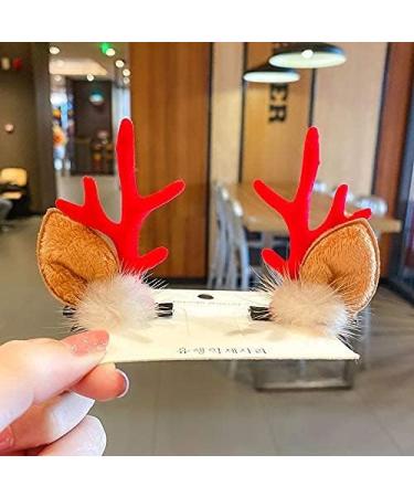 WZX Cutie Hair Clips 4 Pairs Christmas Hairpins Hair Accessories Gift for Decoration Ornament Party for Kids Girls Family - Buy Online on GoSupps.com