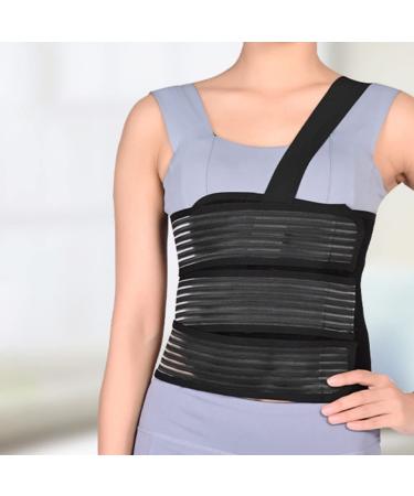 Operitacx Rib Injury Support Belt | Fracture Fixation Chest Binder for Men & Women | Elastic Shoulder Strap Adjustable Rib Belt - Buy Online on GoSupps.com
