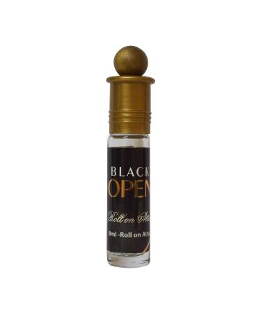 Black Open 8ml Roll-On Attar Perfume For Unisex (Non Alcoholic) 0.27 Fl Oz (Pack of 1) - Buy Online on GoSupps.com