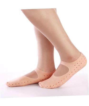 minkissy 2 Pairs High Heel Protectors Moisturizing Socks Silicone Socks Silicone Moisturizing Socks Heel Socks for Cracked Heels Moisturising Gel Socks Foot Socks Insole Heel Cover Elastic - Buy Online on GoSupps.com