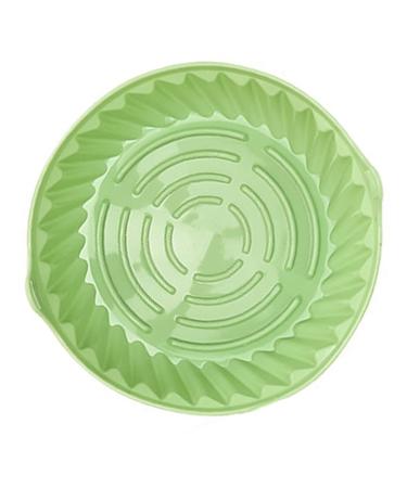 Alipis 3pcs Round Pan Baking Pan Baking Air Fryer Pot Baking Pot Mat Use Pad Light Greenx3pcs 19X19X6CMx3pcs