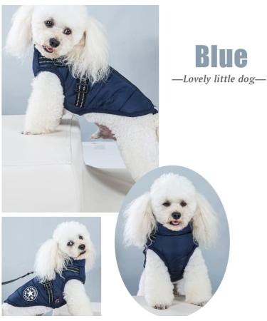 Buy Waterproof Dog Vest & Coat - Warm Soft Winter Harness in 9 Colors | XXL Navy - Buy Online on GoSupps.com