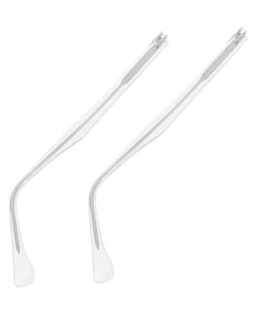 Coolhiya 1 pair of glasses accessories universal glasses bar of universal glasses replacement brackets glasses frame brick broken glass replacement arms poor legs schnapps glasses resin Harz temple glasses transparent 14.00x0.70x0.60cm