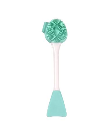 Facial Care Mud Silicone Brush Double-Head Soft Skin Instrument Cleansing Beauty Tools Zit (H One Size) One Size H