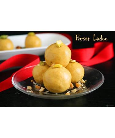 Haldiram s Besan Ladoo | 400g (Pack of 6) | Popular Indian Sweets on Every Occasions Rich Flavour | Dessert | Sweet Gifts | Festival Special | Diwali Celebrations - Buy Online on GoSupps.com