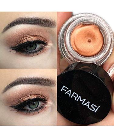 FARMASi Long Lasting Creamy Eyeshadow - Crease-Resistant, Ultra Pigmented Matte & Shimmer Shades, Waterproof Formula - Brown Sugar - 0.1 fl. oz - Buy Online on GoSupps.com