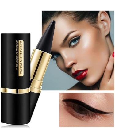 4 Pack Gel Eyeliner Easy to Use Makeup Matte Eyeliner Black Eyeshadow Stamp Women's Waterproof Eyeliner Pencil (Multicolor) - Buy Online on GoSupps.com