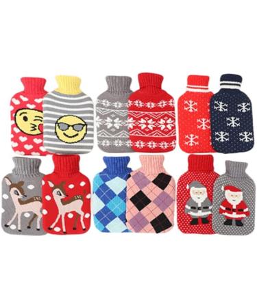 MYAMIA 500ml Hot Water Bottle with Cover - Rubber Hot Water Bag for Pain Relief | International Shipping Available - Buy Online on GoSupps.com