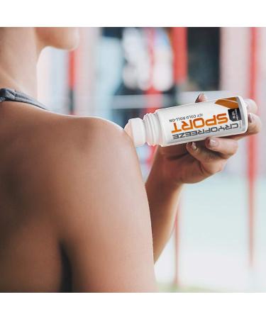 OMAX CryoFreeze Sport ICY Cold Pain Relief Roll-On - 8.5% Menthol - Natural Pain Relief (3 Bottles) - Buy Online on GoSupps.com