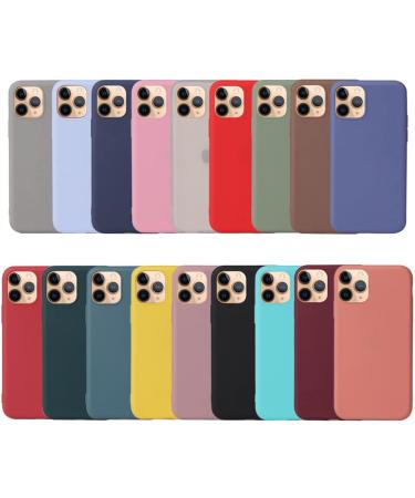 Shop Slim Cute Heart Design iPhone 12 Pro Case - Shockproof & Soft TPU Bumper Protection for Girls & Boys - Purple - Buy Online on GoSupps.com