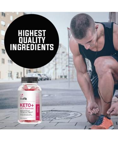 Kivus Refit Keto Apple Cider Vinegar Gummies - 60 Count, Single Bottle - Buy Online on GoSupps.com