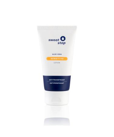 SweatStop Aloe Vera Sensitive Antiperspirant Lotion 50ml against Sweating on Forehead & Face | Anti Sweat Antiperspirant Facial Cream for Him & Her | 24-48h Protection