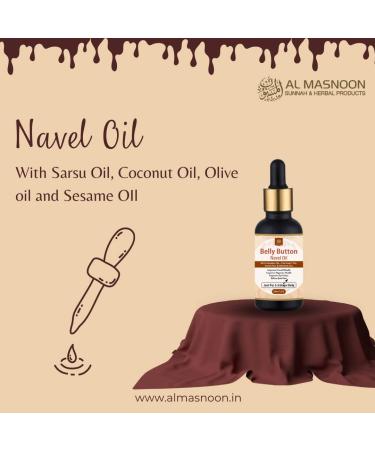 Belly Button Oil (Nabhi Oil) - Nourishing Coconut Sarsu & Olive Oil - 30ml | Premium eCommerce Shipping Internationally - Buy Online on GoSupps.com