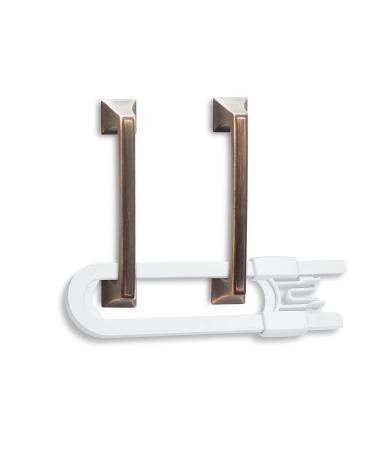 10 Pack Baby Sliding Cabinet Locks - Vmaisi U Shaped Child Safety Locks - Adjustable & Childproof Latches for Kitchen Bathroom Cupboards - White - Buy Online on GoSupps.com