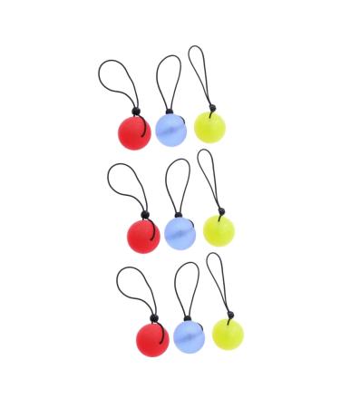 TOVINANNA 9 Pcs Exercises Squeezeball Tool Powerballs Training Grip Strengthening Ball Wrist Fitness