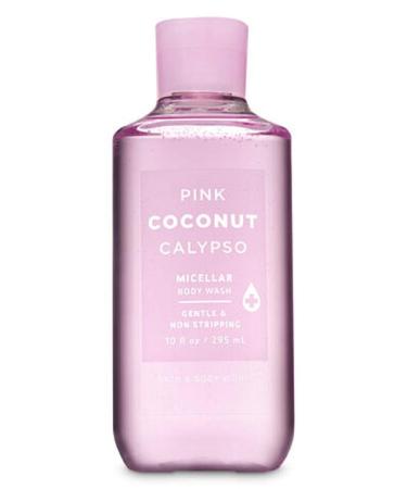 Bath and Body Works Pink Coconut Calypso Micellar Shower Gel Wash 10 Ounce
