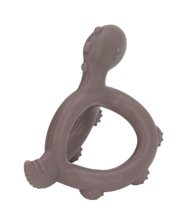 Baby Toddler Teethers Silicone Dinosaur Shape Teething Chew Toy for Newborn (Light Gray) - Buy Online on GoSupps.com