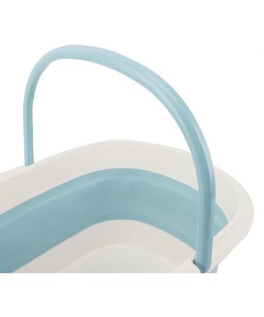 Bassin de Bain de Pieds Pliable Compact Multifonctionnel PP PTE Soulage la Fatigue Bassin de Bain de Pieds Pliable pour la Maison (BLUE) - Buy Online on GoSupps.com