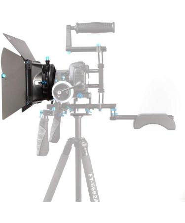 Fotga DP3000 Matte Box Swing Away with French Flag, Filter Holders - Fits Canon Nikon Sony Panasonic DSLR Camera - 15mm Rail Rod Rig Compatible for GH4 GH5 GH5s - Quick Lens Change - Buy Online on GoSupps.com