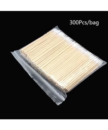 Kisbeibi Biodegradable Cotton Swabs - 300 Pack Natural Wooden Sticks for Ear Cleaning Makeup & Daily Use - Eco-Friendly Pointed Q-Tips - Buy Online on GoSupps.com