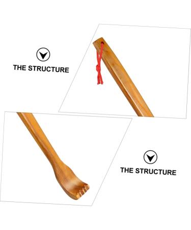 Beavorty 2-in-1 Wooden Massage Device - Natural Itch Relief & Body Scratcher - Perfect Travel Tool - Buy Online on GoSupps.com