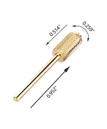 Safety Nail Drill Bit Set - Professional 3Pcs Carbide Bits for Acrylic Nails - Medium Fine Coarse - 3/32 Inch - Buy Online on GoSupps.com