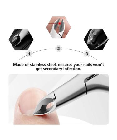 Baluue 1pc Leather Nail Trimmer Manicure Tools Cuticle Shaver Nail Dead Skin Scissor Major Suite - Buy Online on GoSupps.com
