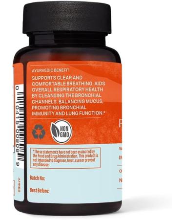 Maharishi Ayurveda Protection Plus Lung Support Supplement - Bronchial & Lung Health Detox (60 Tablets) - Buy Online on GoSupps.com