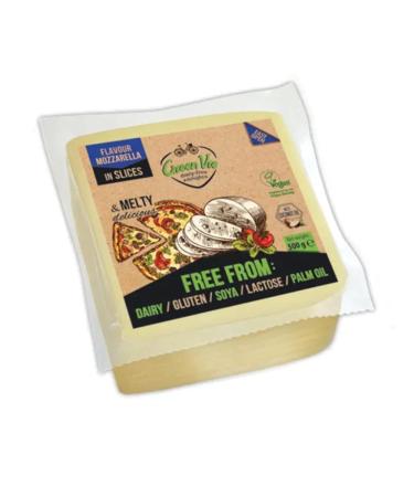Green Vie Vegan Mozzarella Flavour Slices 1 x 180g-Food 1 x 180g
