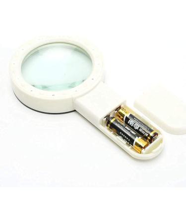 Magnifying Glass HD High Power Mirror with LED Light 205MM Optical Lens Reading Magnifier 5X Enlarged Mirror Magnifier Magnifier Handheld Magnifier Magnifier - Buy Online on GoSupps.com