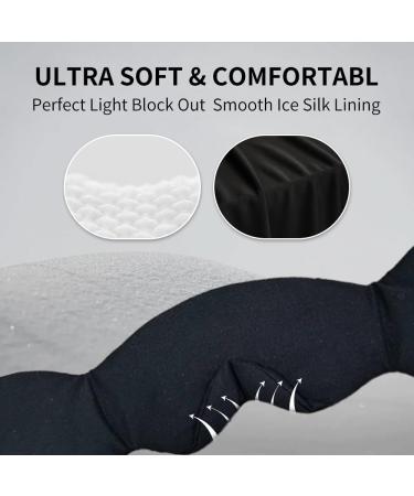 Sleep Mask Headphones Wireless 5.3 | Light Blocking Eye Mask for Travel Meditation & Naps - 16+ Hours Battery Life - Buy Online on GoSupps.com