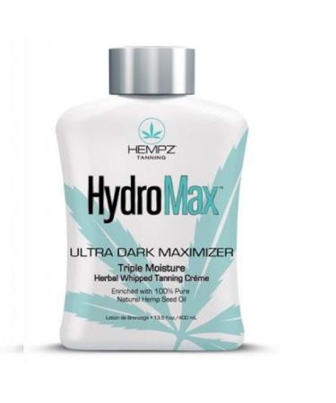 Hempz, Hydro Max, Ultra Dark Maximizer Indoor Tanning Salon Lotion 13.5 Fl OZ