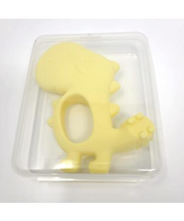SnoofyBee Brushing Buddy Silicone Teether and Brushing-Time Mouth - Yellow - Buy Online on GoSupps.com
