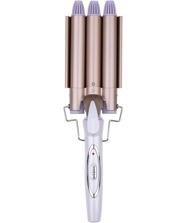 Shop 3-Barrel 22mm Hair Curling Iron - Adjustable Temp Hair Waver & Crimper for Perfect Curls | International Shipping Available - Buy Online on GoSupps.com
