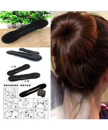 Jiahao Strong Holder Hair Sponge - Improved Foam Donut Maker for Perfect Ponytail & Bun - 4 Magic Beauty Hairstyle Tools (2 Large & 2 Small) - Buy Online on GoSupps.com