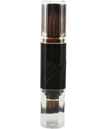 Powder Brush Black Foundation Brush with Rotating Makeup Handle - Buy Online on GoSupps.com