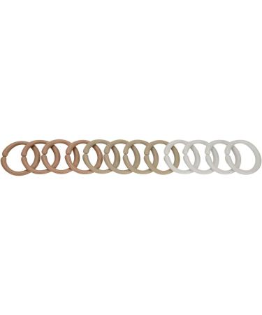 Shop Little Dutch 4962 Toy Ring Set (12 Play Rings) - Beige | Newborn Naturals | International Shipping Available - Buy Online on GoSupps.com