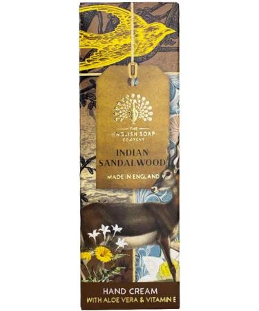 The English Soap Company Anniversary Hand Cream Sandalwood Hand Cream Moisturising Hand Cream for Men and Women Indian Sandalwood Scent 75ml - Buy Online on GoSupps.com