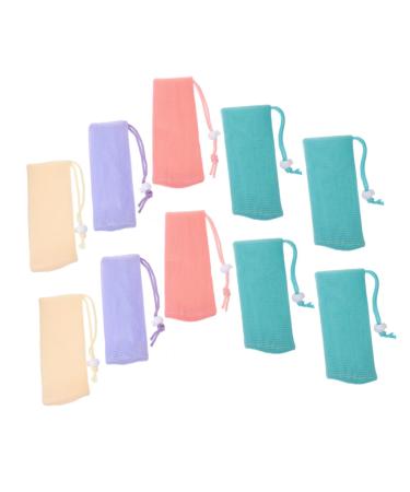 Healeved 16pcs Soap Net Storage Shampoo Face Soap Bar Pouch Bar Soap Scrubber Pouch Soap Pouch Pe
