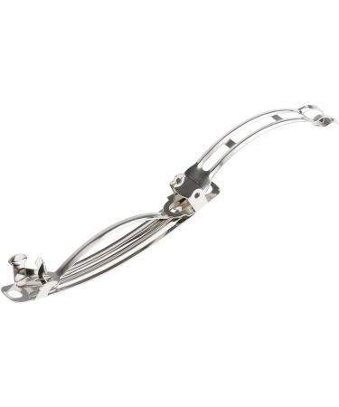 50 Pieces Retro Sliver Blank French Barrettes Hair Clips Craft Ribbon Bow DIY Elastic Tool - 7 x 58mm - Buy Online on GoSupps.com