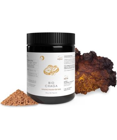 Mushrooms Wohlrab Bio Chaga Mushroom Powder for Animals - 100g Organic Dietary Supplement for Horses - Highest Quality - Buy Online on GoSupps.com