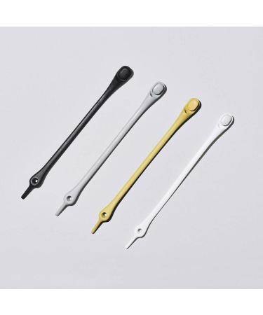 HICKIES 2.0 Tie-Free Elastic Shoelaces - Mineral Yellow | Shop Now for International Shipping! - Buy Online on GoSupps.com