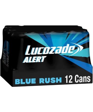 New Alert Blue Rush Energy Drink 24 x 500ml Cans (24 x 500ml Blue Rush) Blue Rush 24 x 500ml