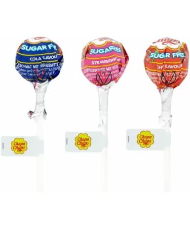 Chupa Chups Sugar Free Assorted Flavour Lollipops 50 11g - Full Box VIMIX Assorted Lime Orange 11000.0 gram - Buy Online on GoSupps.com