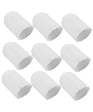 FRCOLOR 20pcs Finger Cot Finger Tips Finger Sleeves Finger Protectors Anti-Scald Finger Covers Finger Caps Finger Dots Assorted Color 3.6X2.3X2.3CM