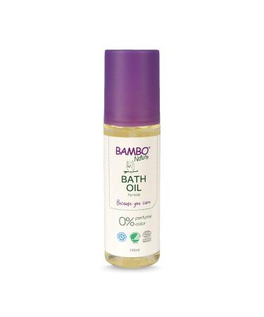 Bambo Nature Baby Bath Oil Newborn Essentials Eco-Friendly Bath Oil For Kids Treat Cradle Cap Natural Organic & Vegan Children s Bath Oil For Sensitive Skin Sustainable & Safe Bath Oil 145ml - Buy Online on GoSupps.com