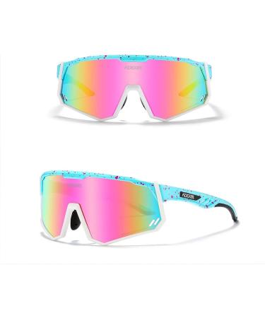 RINKUOLYO Sports Polarized Sunglasses | UV 400 Protection for Men and Women - Ideal for Cycling, Skiing, Driving - Buy Online on GoSupps.com